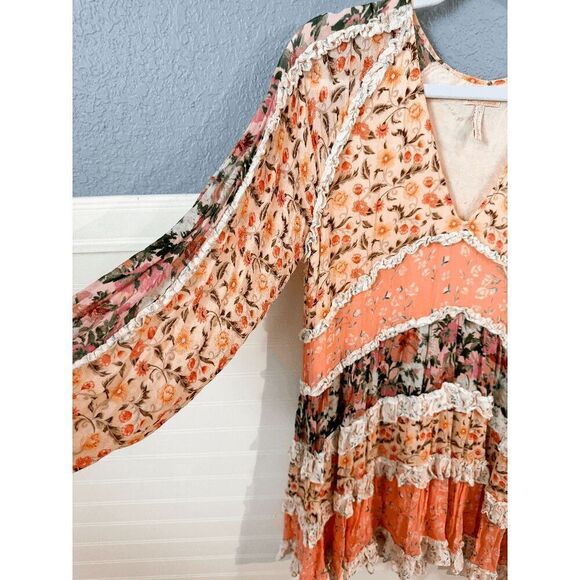 Verb by Pallavi Singhee Long-Sleeve Tiered Mini Dress - Picture 5 of 7